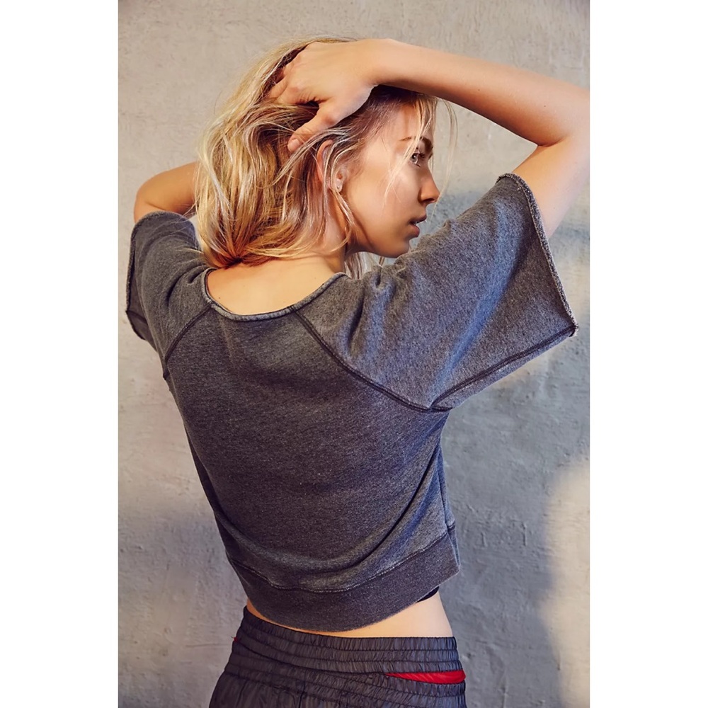 Free People Aloha Sweatshirt Ivory - Picture 5 of 8